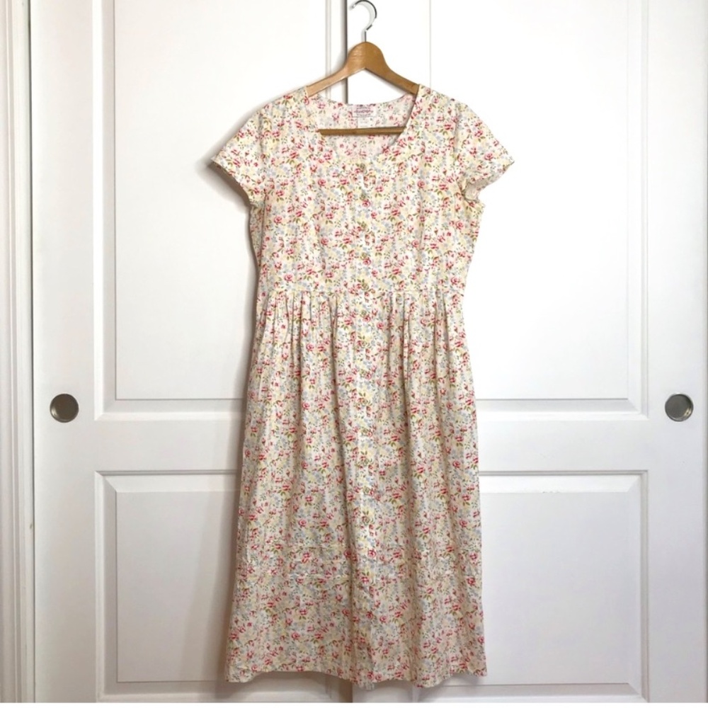 Lanz of Salzburg Vintage Floral Cotton
